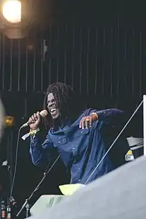 Chronixx beim Glastonbury Festival (2015)