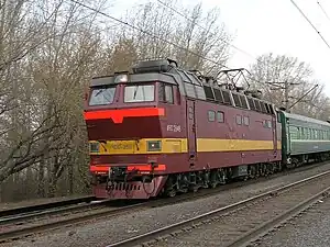 ЧС4T 284-Maschine der ersten Auslieferung