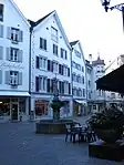 Ochsenplatz am Obertor, früher letzte Verladestation vor dem Verlassen der Stadt