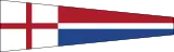Kirchenwimpel (Kerkwimpel) der Marine