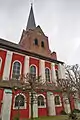 Teil der Nordfassade mit Turm