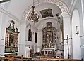 St. Oswald, Innenansicht