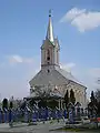 Kirche im "Fröhlichen Friedhof"