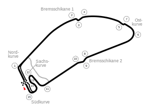 1982–1991: Mit neuer Schikane Ostkurve