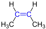 Strukturformel cis-2-Buten