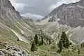 Das Tal Forces de Siëles und das gleichnamige Joch
