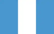 Handelsflagge von Guatemala