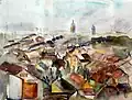 Lünen im Regen (1960)