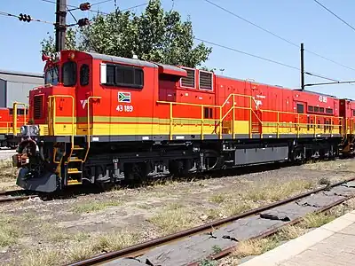 Lokomotive  43 189 in Pyramid South, 27. September 2015