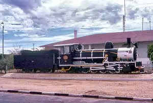 Ex OMEG-Baureihe Hd Nr. 40, umgezeichnet in SAR-Klasse NG5 Nr. 40, Usakos, Südwestafrika (1984)