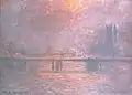 Claude Monet: Charing Cross Bridge, la Tamise