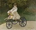 Claude Monet:Jean Monet auf seinem Schaukelpferd1872