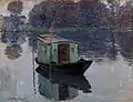 Claude Monet:Das Boot des Malers (Le Bateau-atelier), 1874