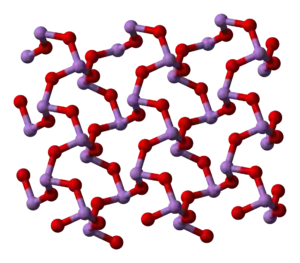 Kristallstruktur von Arsentrioxid
