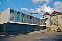 „Haus Berganza“ im Innenhof der Schulen; Bauphase I