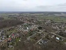 Clenze im Frühjahr 2021 von Norden