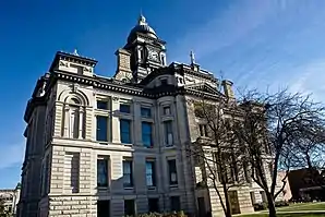 Clinton County Courthouse in Frankfort, gelistet im NRHP Nr. 78000027