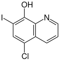 Strukturformel von Clioquinol