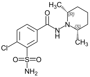 Clopamid Strukturformel