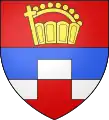 Um die Kaiserkrone (als Erbschatzmeister) gemehrtes Stammwappen