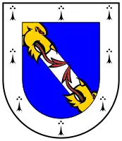 Stammwappen der Grafen Hoyos, ohne Wappenzierde