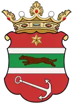 Wappen des Komitats Virovititz(Verőce/Virovitica)