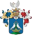 Helmkrone in einem ungarischen Familienwappen