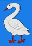 Wappen als Herr des Gutes Vredenhof (Schwan)