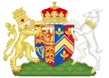 Wappen von Cathe­rine, Duchess of Cambridge (in Ge­brauch 2011–2019)