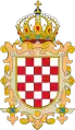 Wappen des Königreichs Kroatien aus der Österreichisch-Ungarischen Wappenrolle (1900)