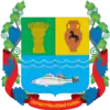 Wappen von Rajon Manhusch