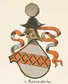 Wappen in Der Ausgestorbene Adel von Stadt und Landschaft Zürich, Jean Egli, Zürich, 1865, Tafel XXVII