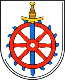 Richtrad mit Schwert