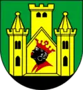 Wappen von Škofja Loka (Bischoflack) in Slowenien