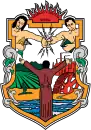 Blitze im Wappen von Baja California (mexikanischer Bundesstaat)