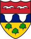 Wappen des Vorbesitzers von Brecqhou, der Matchans
