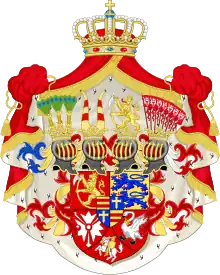 Wappen des herzoglichen Hauses Schleswig-Holstein-Sonderburg-Glücksburg