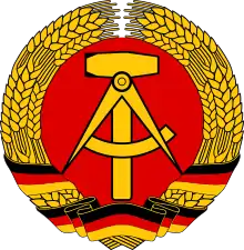 Staatswappen der DDR(26. September 1955 bis 2. Oktober 1990)