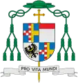 Wappen von František Lobkowicz als  Bischof von Ostrau-Troppau