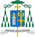 Wappen von Peter Comensoli als Bischof von Broken Bay