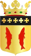 Wappen des Ortes Woudrichem