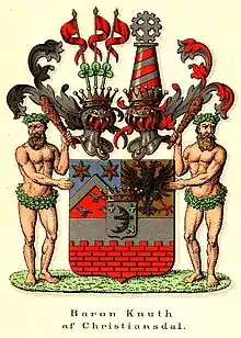 Wappen Barone Knuth von Christiansdal