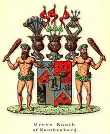 Wappen Grafen Knuth von Knuthenborg
