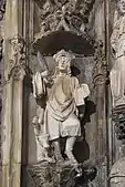 Evangelist Lukas am Grabmal von Alfons I.