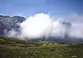Blick von der Passhöhe auf den Pic de Ger