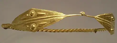 Antikes Gold Diadem aus Kolchis (Georgisches National Museum)