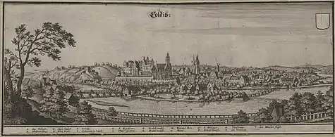 Colditz um 1650