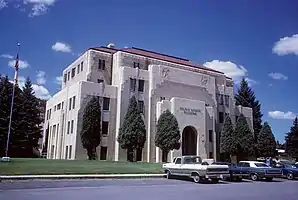 Colfax County Courthouse in Raton, gelistet im NRHP Nr. 87000882