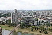 Blick von der Neckaruferbebauung Nord