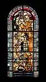 Modern gestaltetes Bleifenster (Georgsfenster) von Johan Thorn Prikker